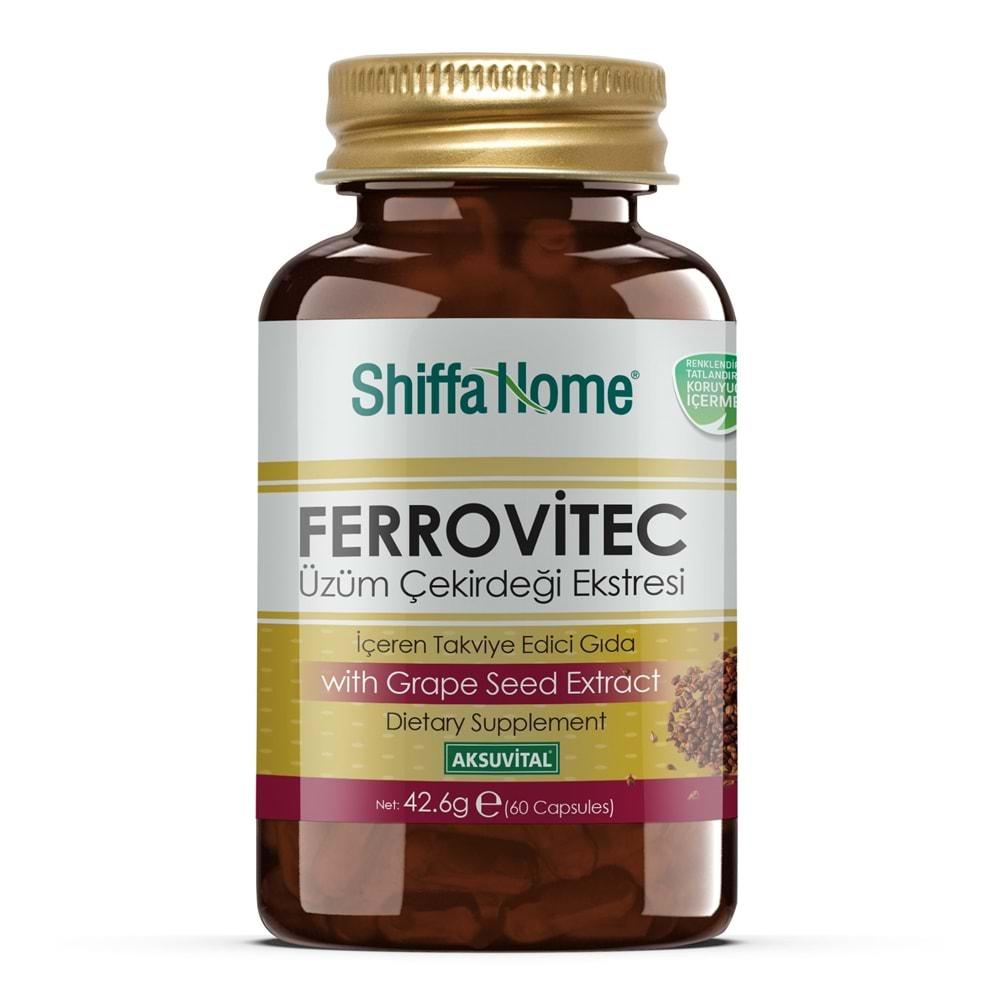 Shiffa Home FerroVitec Üzüm Çekirdeği Ekstresi 42,6 Gr 60 Kapsül