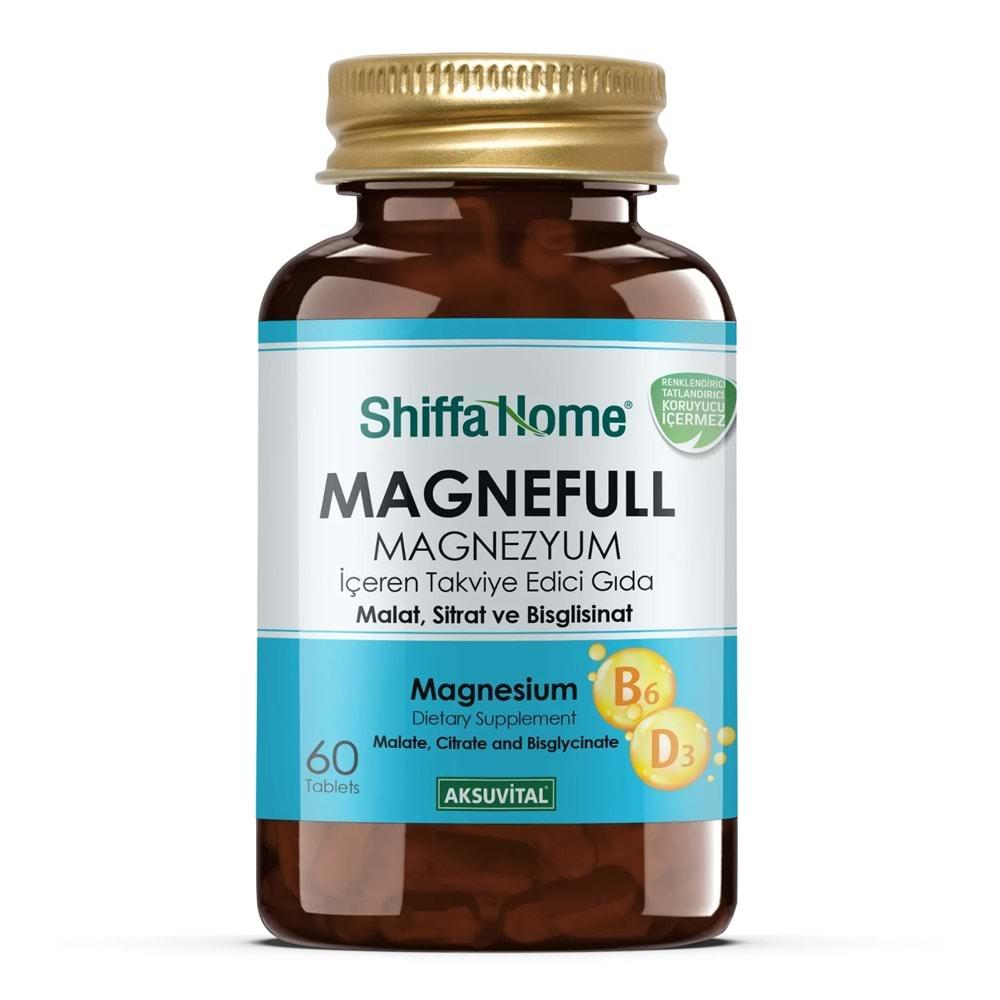 Shiffa Home Magnefull Magnezyum Malat Sitrat Bisglisinat 105 Gr 60 Kapsül
