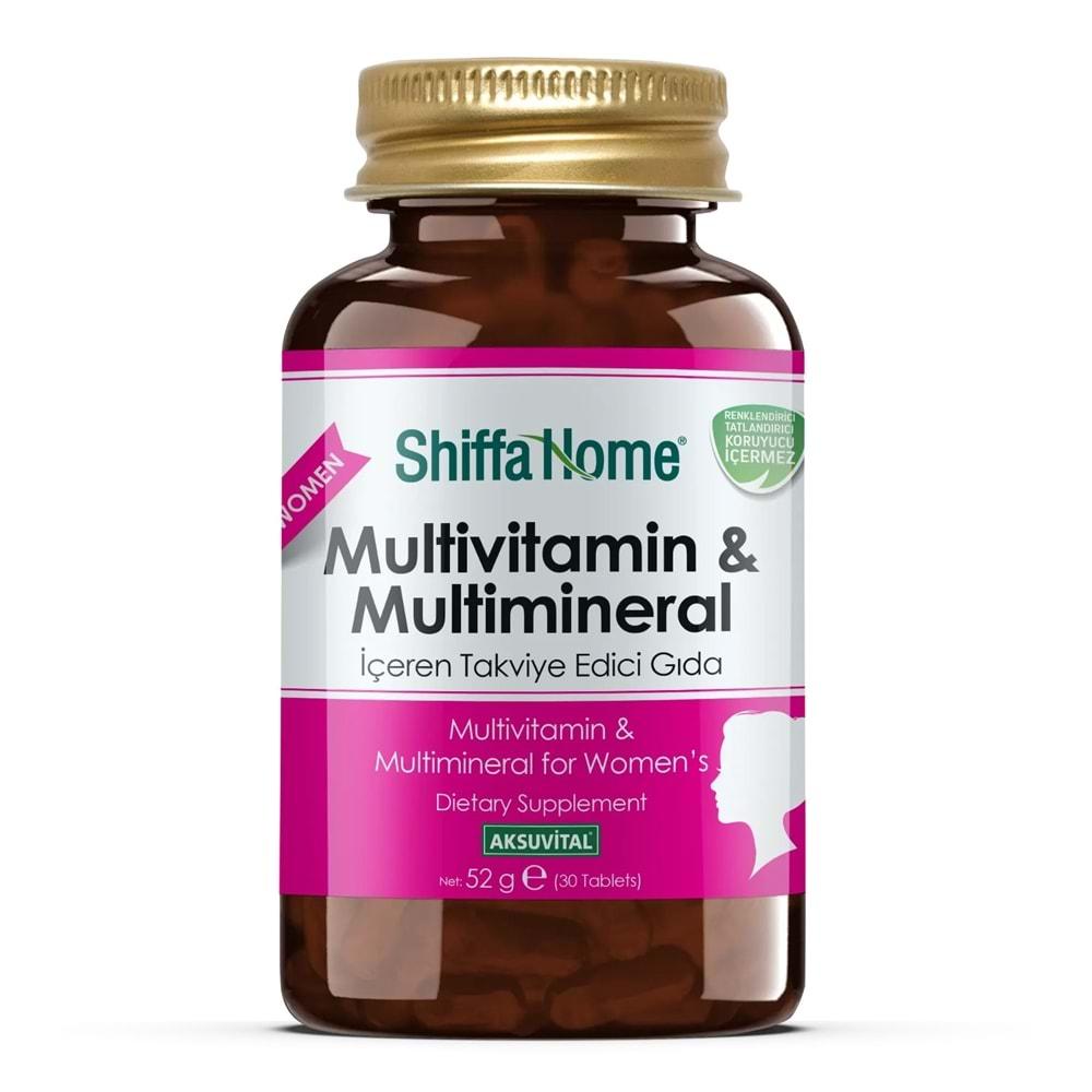 Shiffa Home Multivitamin Multimineral 52 Gr Kadın 30 Kapsül