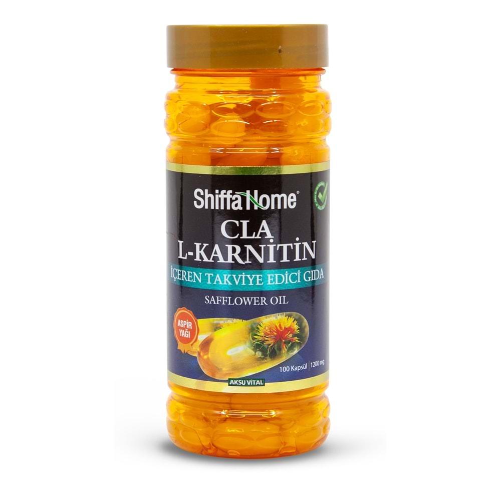 Shiffa Home Aspir Yağı CLA L-Karnitin Softjel 1200 Mg 100 Kapsül