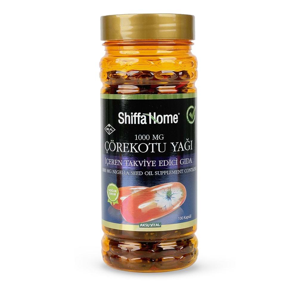 Shiffa Home Çörekotu Yağı 1000 Mg 100 Softjel Kapsül