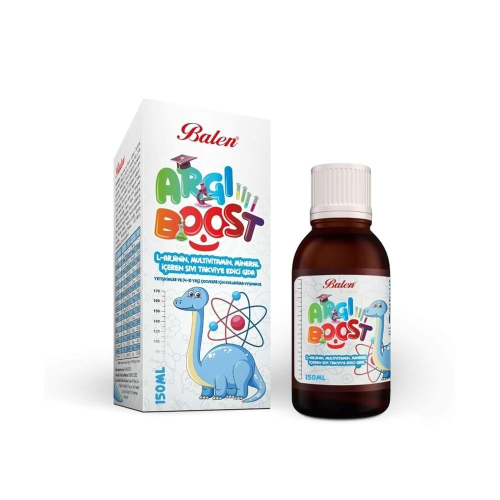 Balen Argiboost L-Arjinin Multivitamin ve Mineral İçeren Takviye Edici Gıda 150 ML