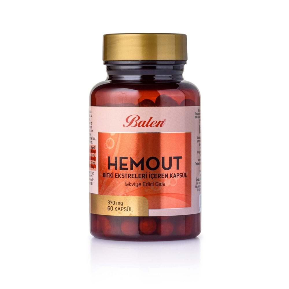 Balen Hemout Bitki Ekstreleri İçeren 370 Mg 60 Kapsül
