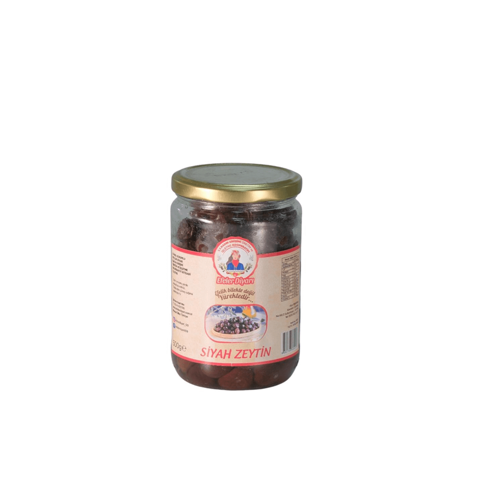 Efeler Diyarı Siyah Zeytin 500 Gr