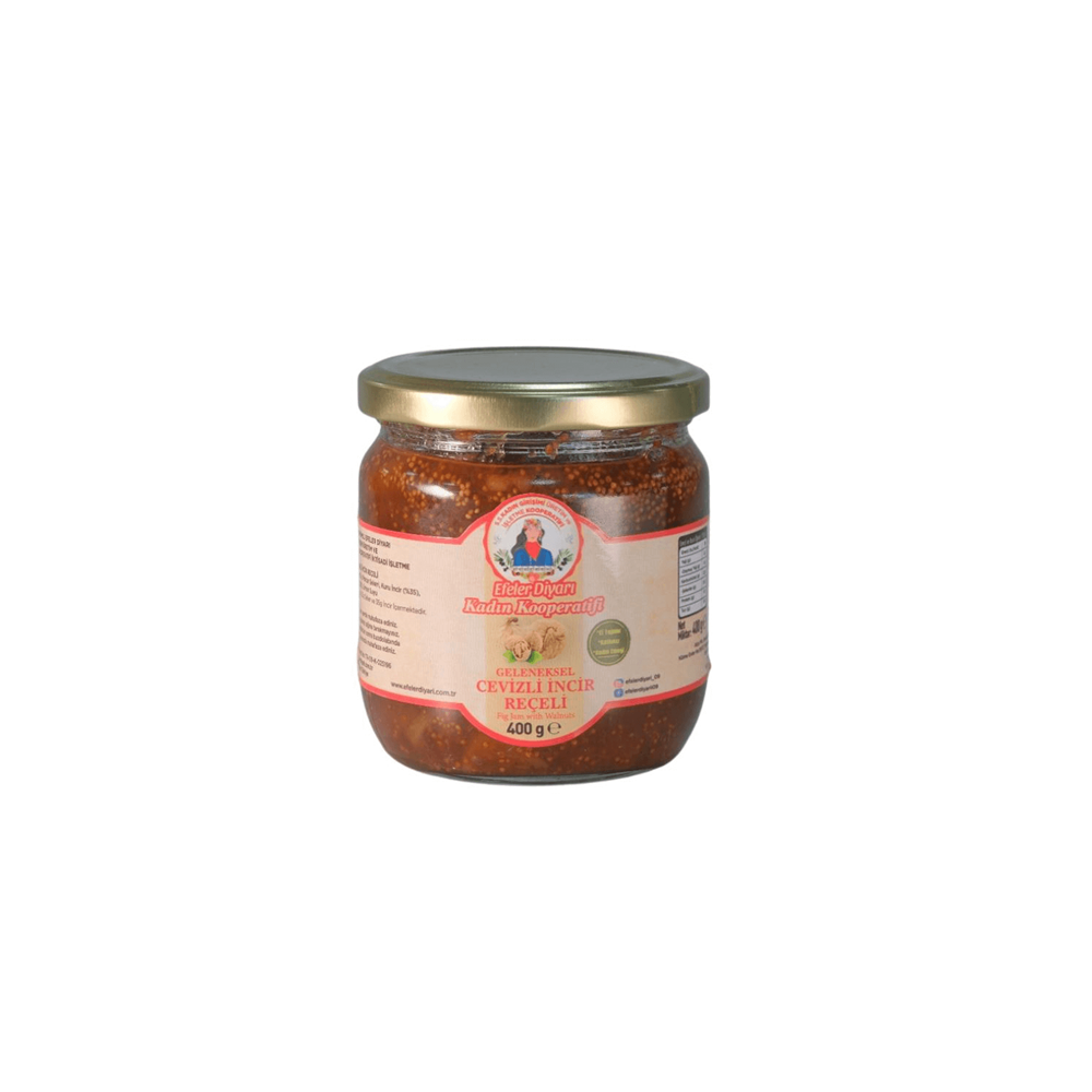 Efeler Diyarı Cevizli İncir Reçeli 400 Gr