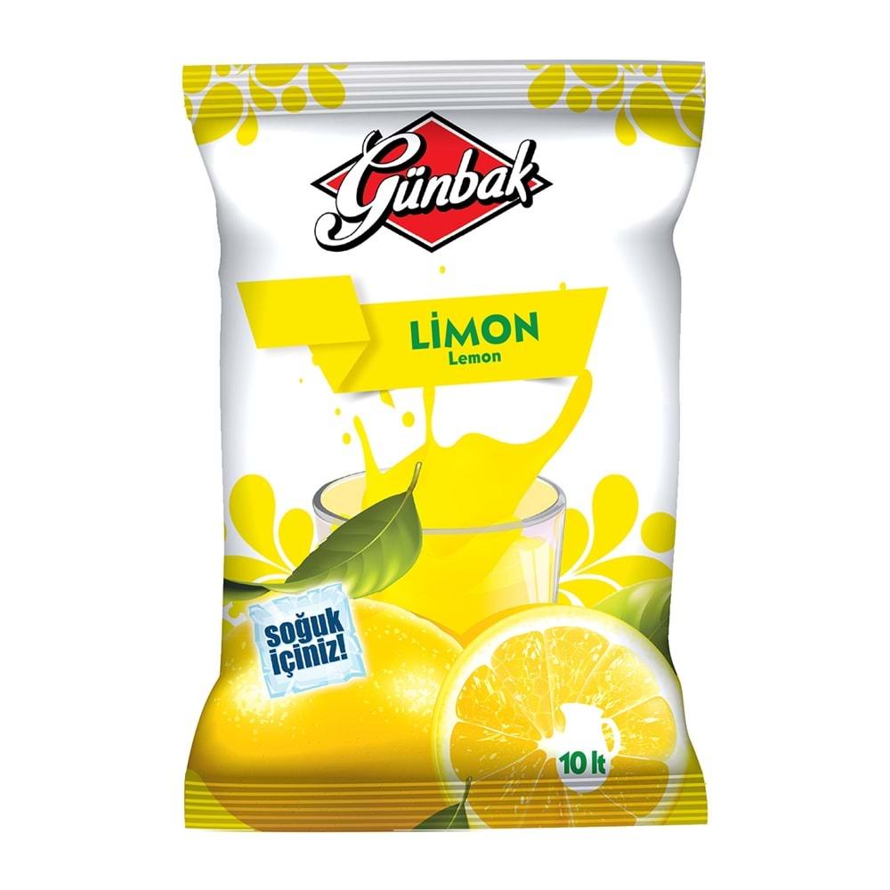 Günbak Limon Aromalı Soğuk İçecek Tozu 450 Gr