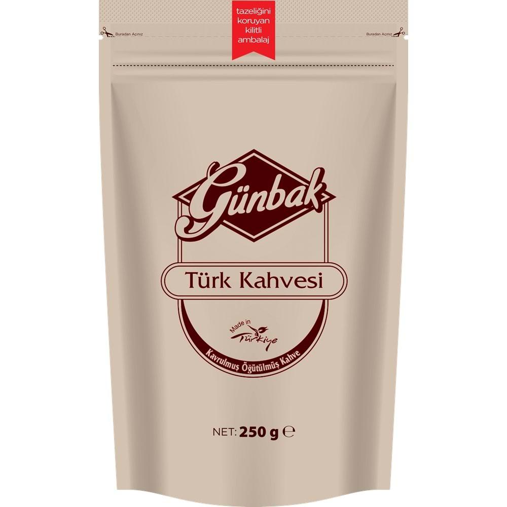 Günbak Türk Kahvesi Doypack Paket 250 Gr
