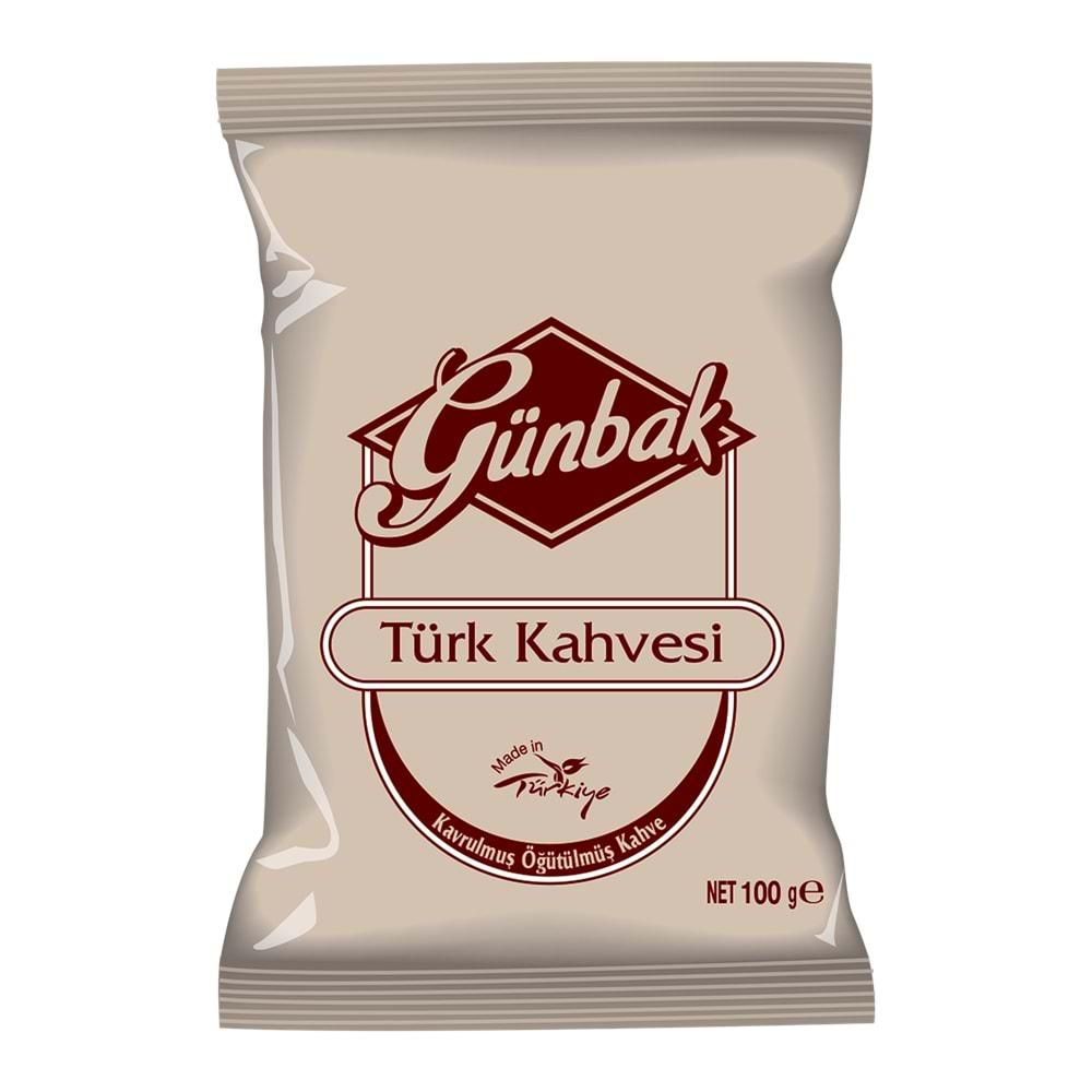 Günbak Türk Kahvesi Kutu 100 Gr X 20 Adet