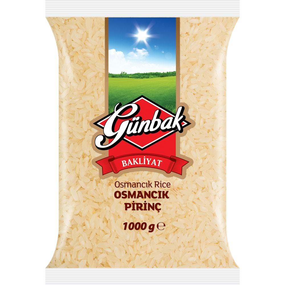 Günbak Osmancık Pirinç Paket 1 Kg
