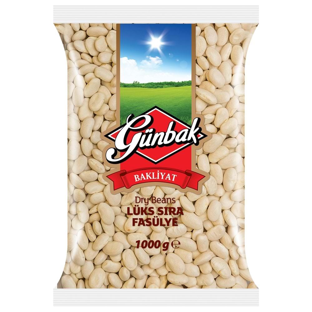 Günbak Lüks Sıra Fasulye Paket 1 Kg