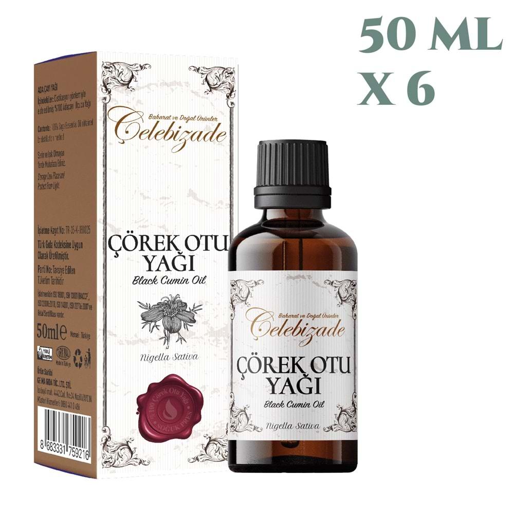 Çelebizade Çörek Otu Yağı 50 ML X 6 Adet