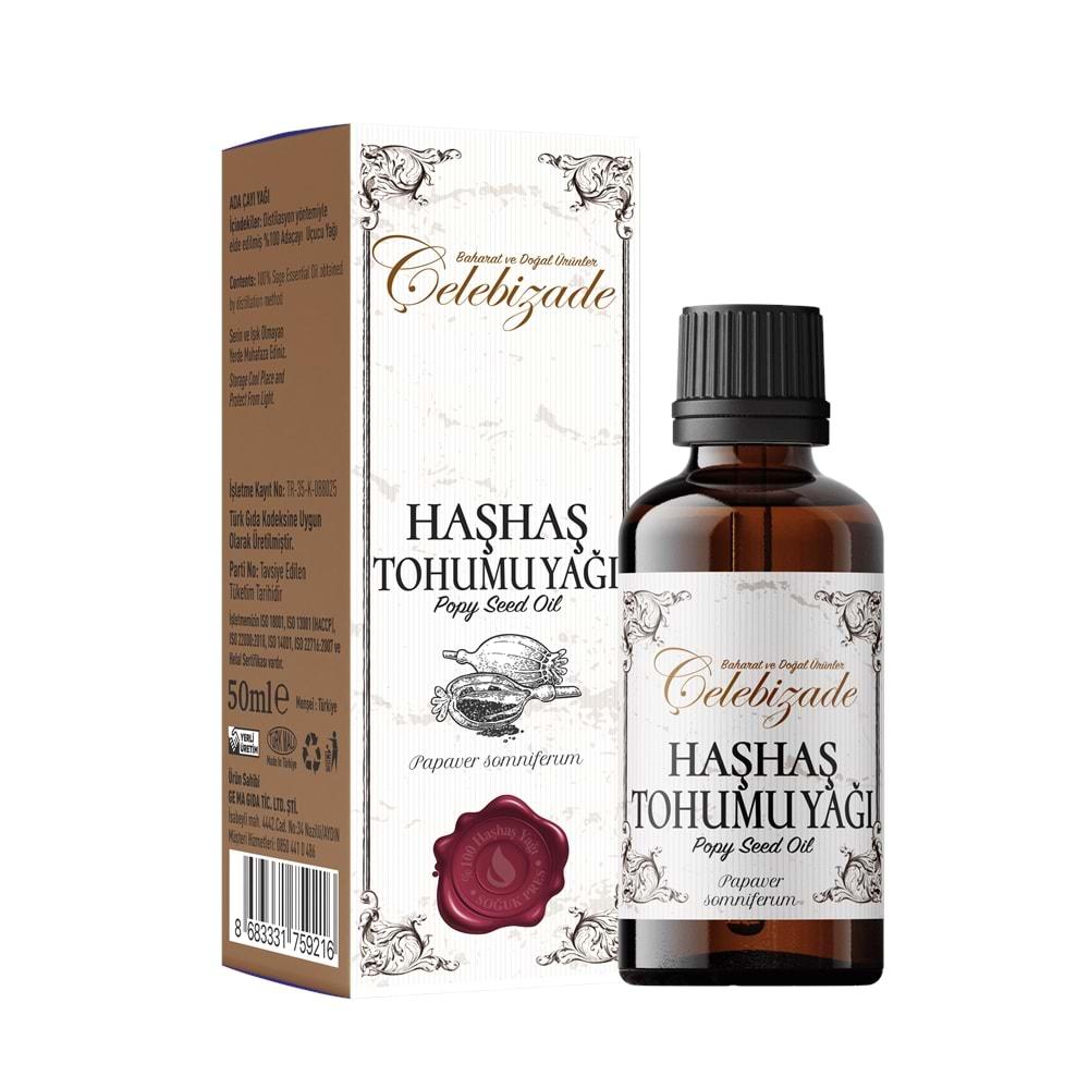 Çelebizade Haşhaş Tohumu Yağı 50 ML