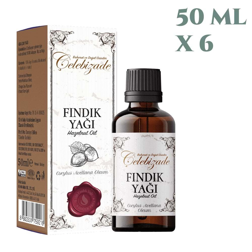 Çelebizade Fındık Yağı 50 ML X 6 Adet