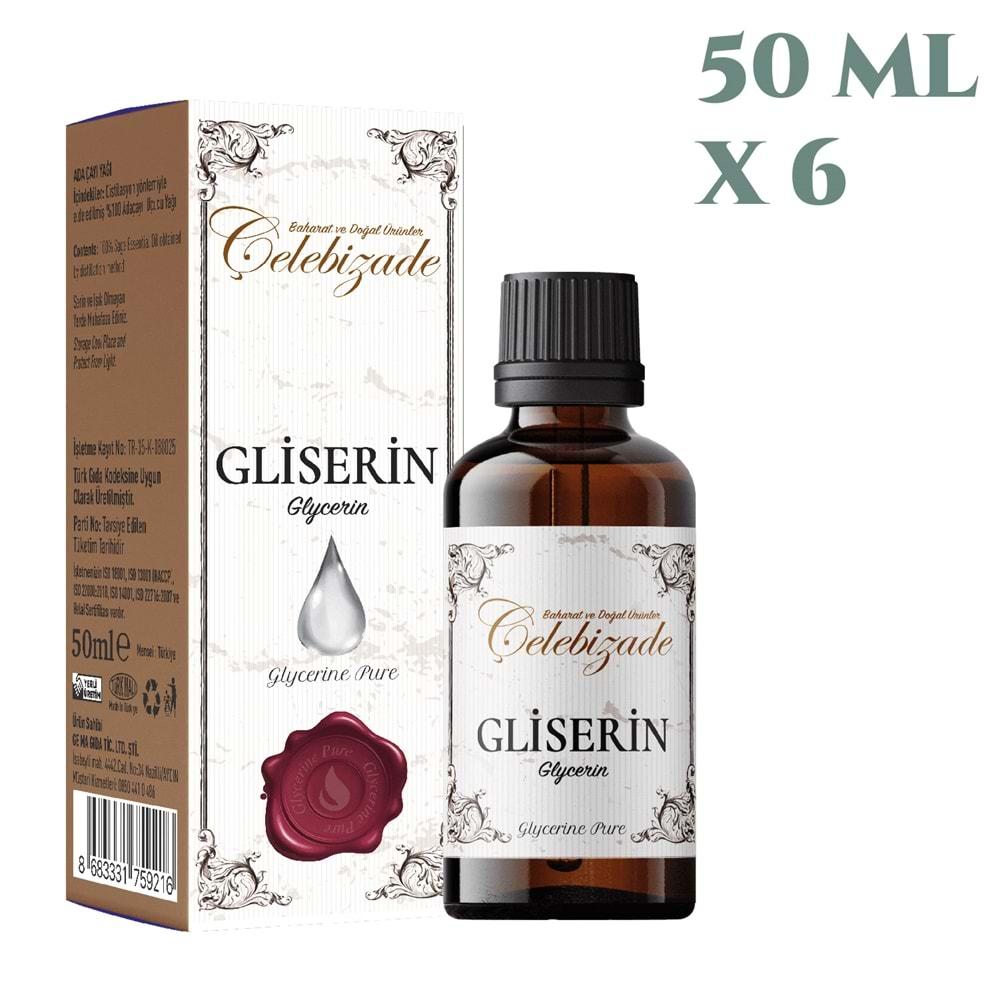 Çelebizade Gliserin Yağı 50 ML X 6 Adet