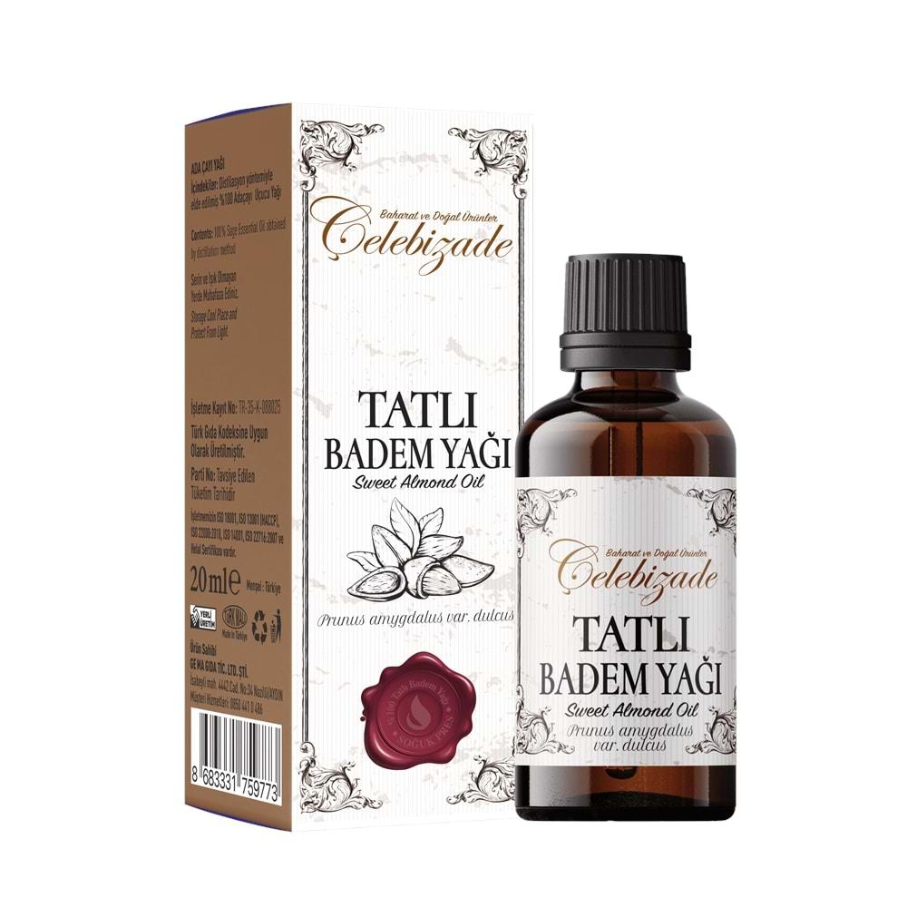 Çelebizade Tatlı Badem Yağı 20 ML