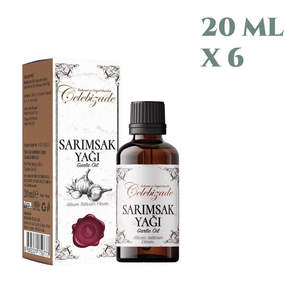 Çelebizade Sarımsak Yağı 20 ML X 6 Adet