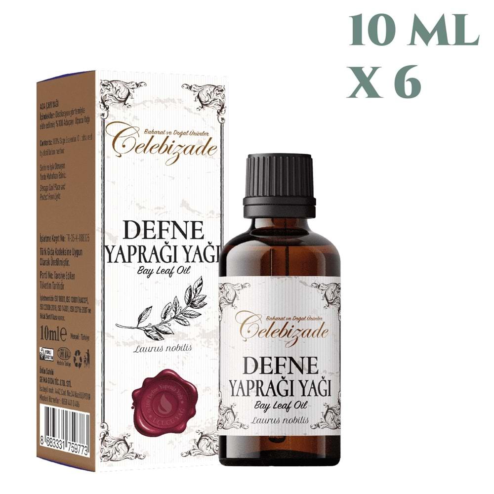 Çelebizade Defne Yaprağı Yağı 10 ML X 6 Adet