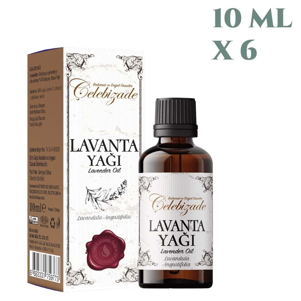 Çelebizade Lavanta Yağı 10 ML X 6 Adet