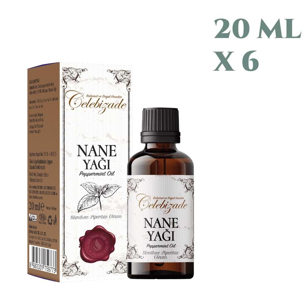 Çelebizade Nane Yağı 20 ML X 6 Adet