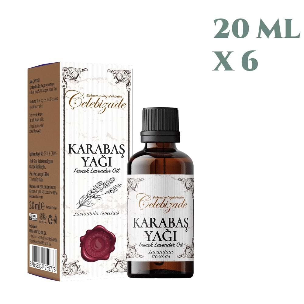 Çelebizade Karabaş Yağı 20 ML X 6 Adet