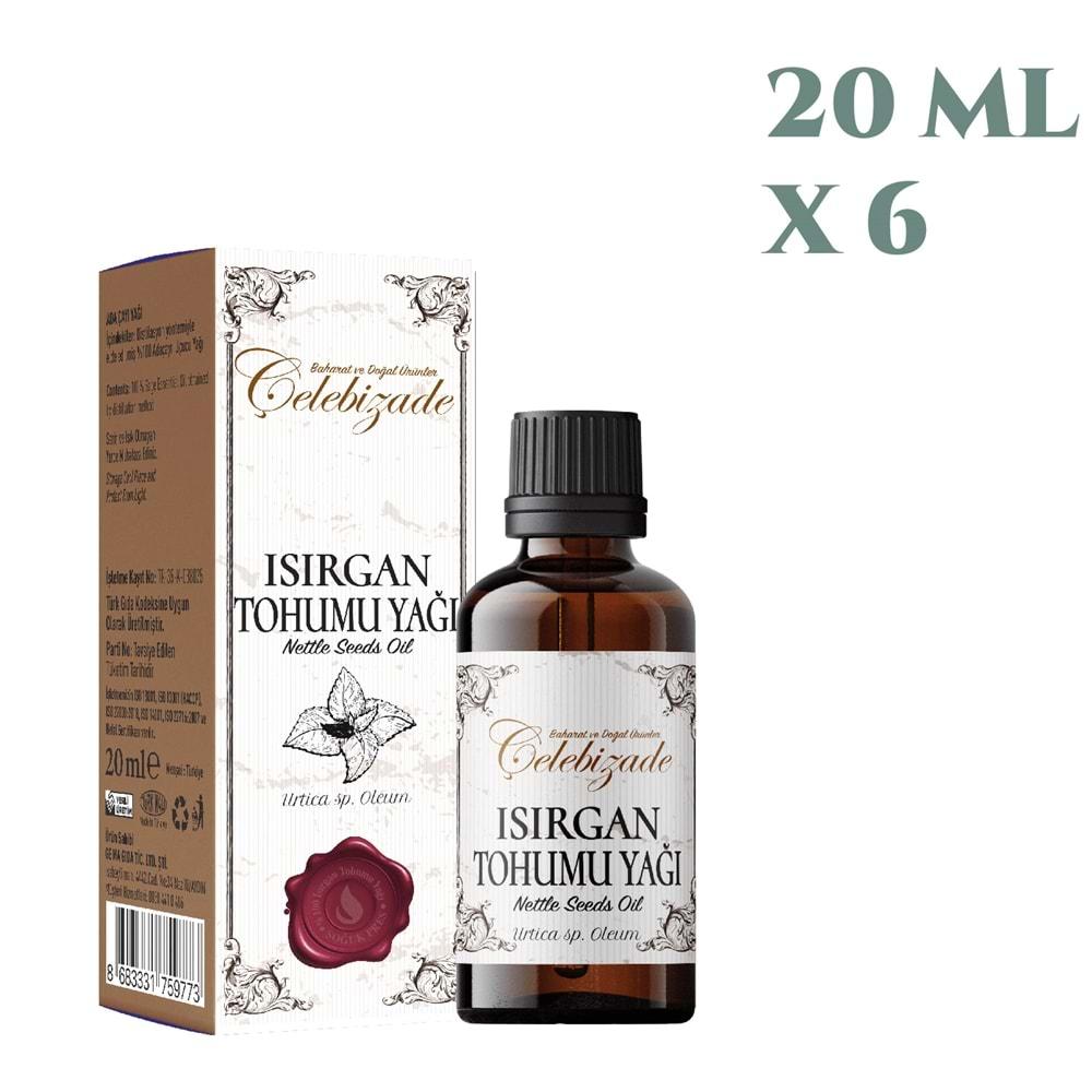 Çelebizade Isırgan Tohumu Yağı 20 ML X 6 Adet