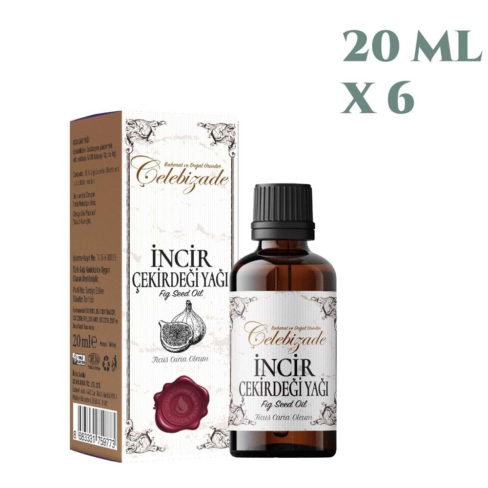 Çelebizade İncir Çekirdeği Yağı 20 ML X 6 Adet