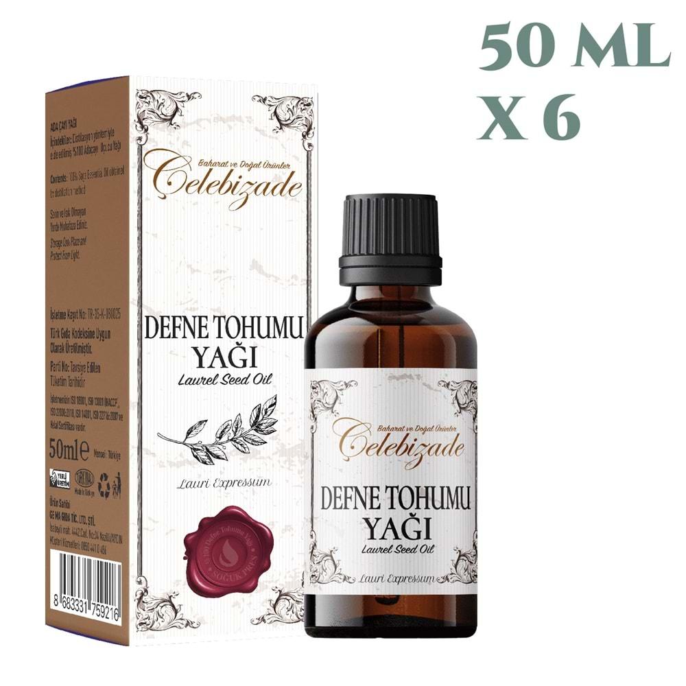 Çelebizade Defne Tohumu Yağı 50 ML X 6 Adet