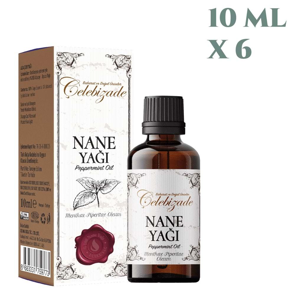 Çelebizade Nane Yağı 10 ML X 6 Adet