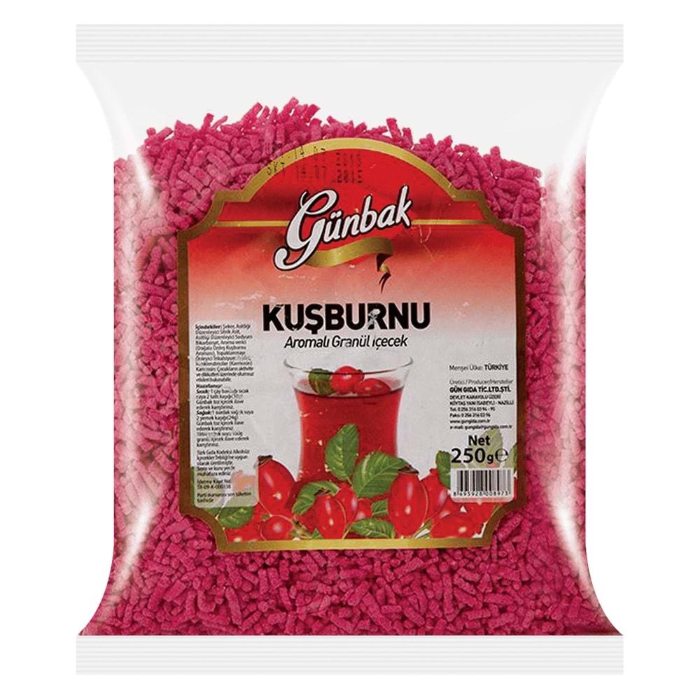Günbak Kuşburnu Aromalı GRANÜL İçecek 250 Gr