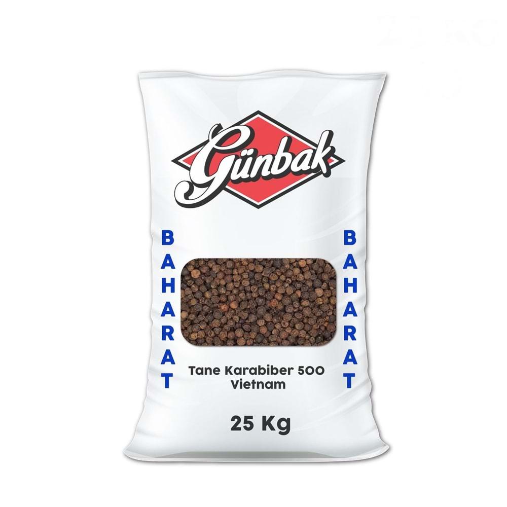 Günbak Tane Karabiber Natürel 500 Kalibre 25 Kg