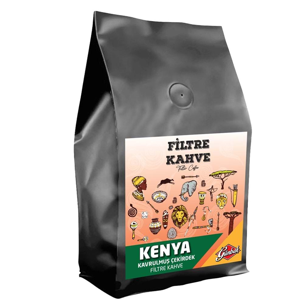 Günbak Kenya Kavrulmuş Çekirdek Filtre Kahve 250 Gr