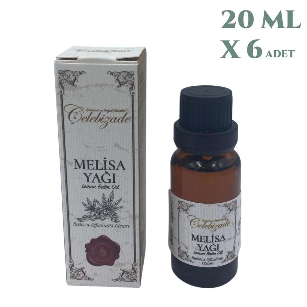 Çelebizade Melisa Yağı 20 ML X 6 Adet