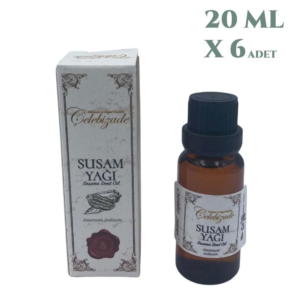 Çelebizade Susam Yağı 20 ML X 6 Adet