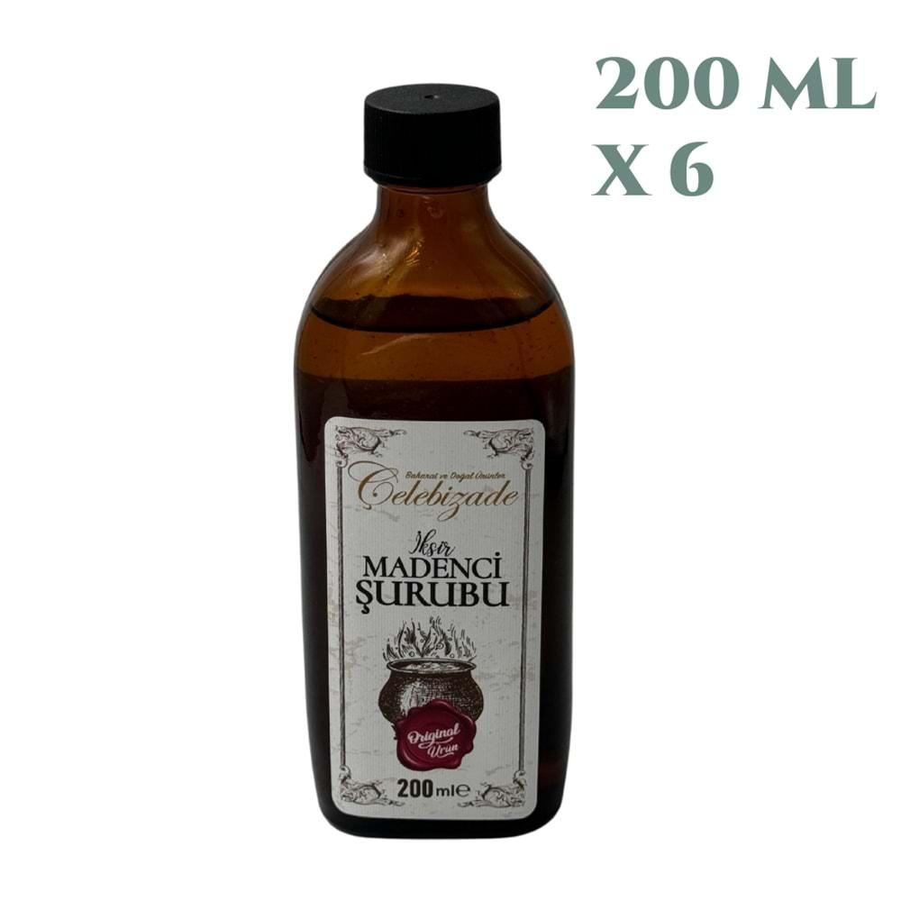 Çelebizade Madenci Şurubu 200 ML X 6 Adet