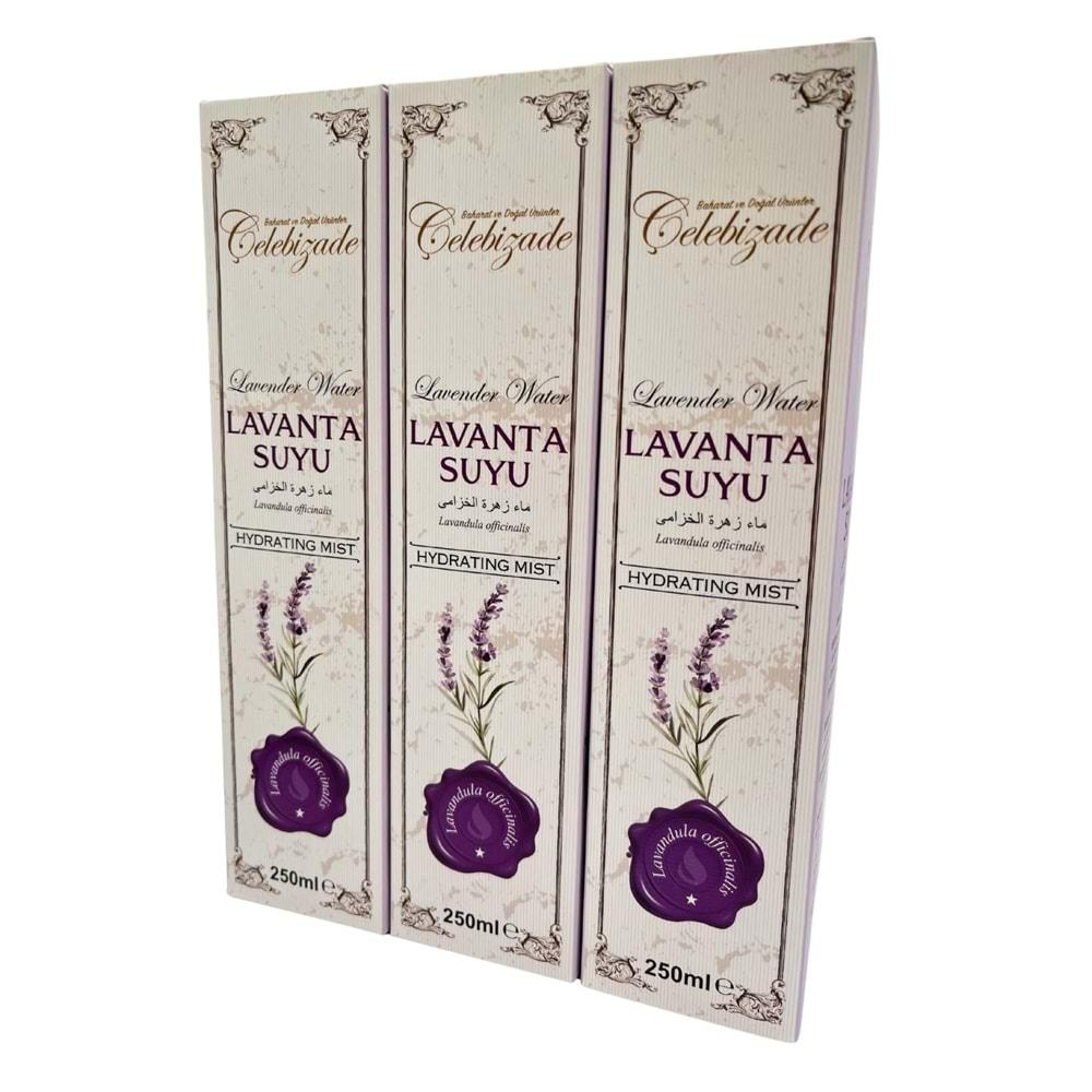 Çelebizade Lavanta Suyu 250 ML X 6 Adet