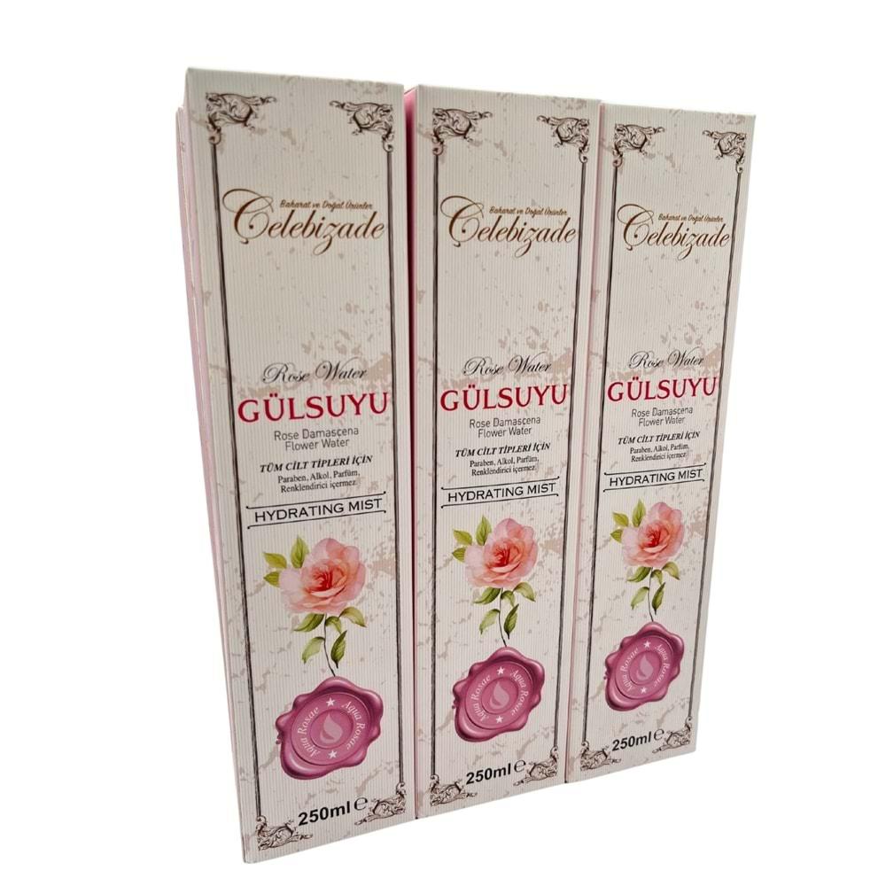 Çelebizade Gül Suyu 250 ML X 6 Adet