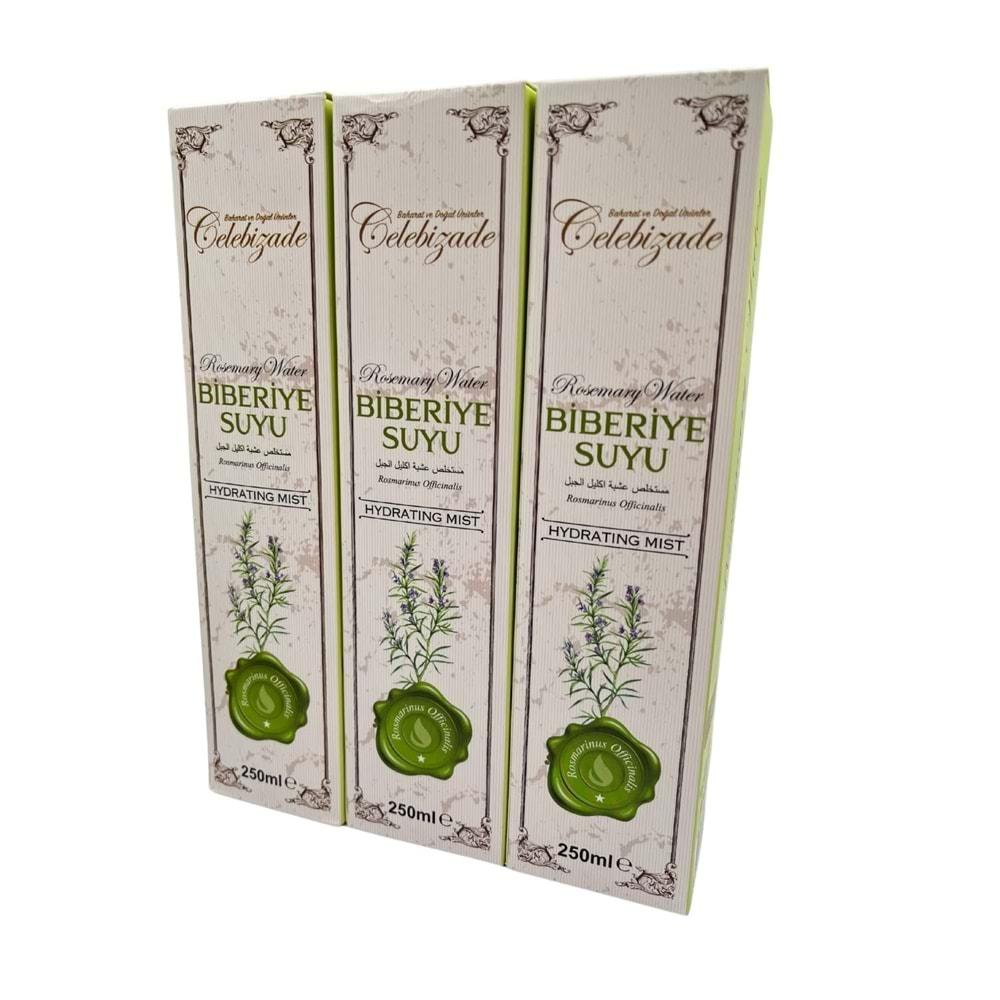 Çelebizade Biberiye Suyu Saç Spreyi 250 ML X 6 Adet