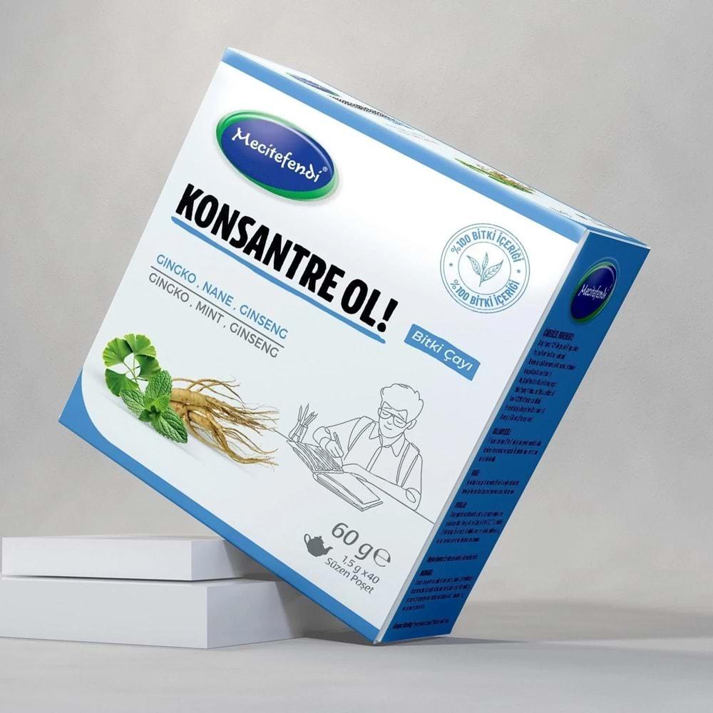 Mecitefendi Konsantre Ol Bitki Çayı Süzen Poşetli 40 Adet 60 Gr
