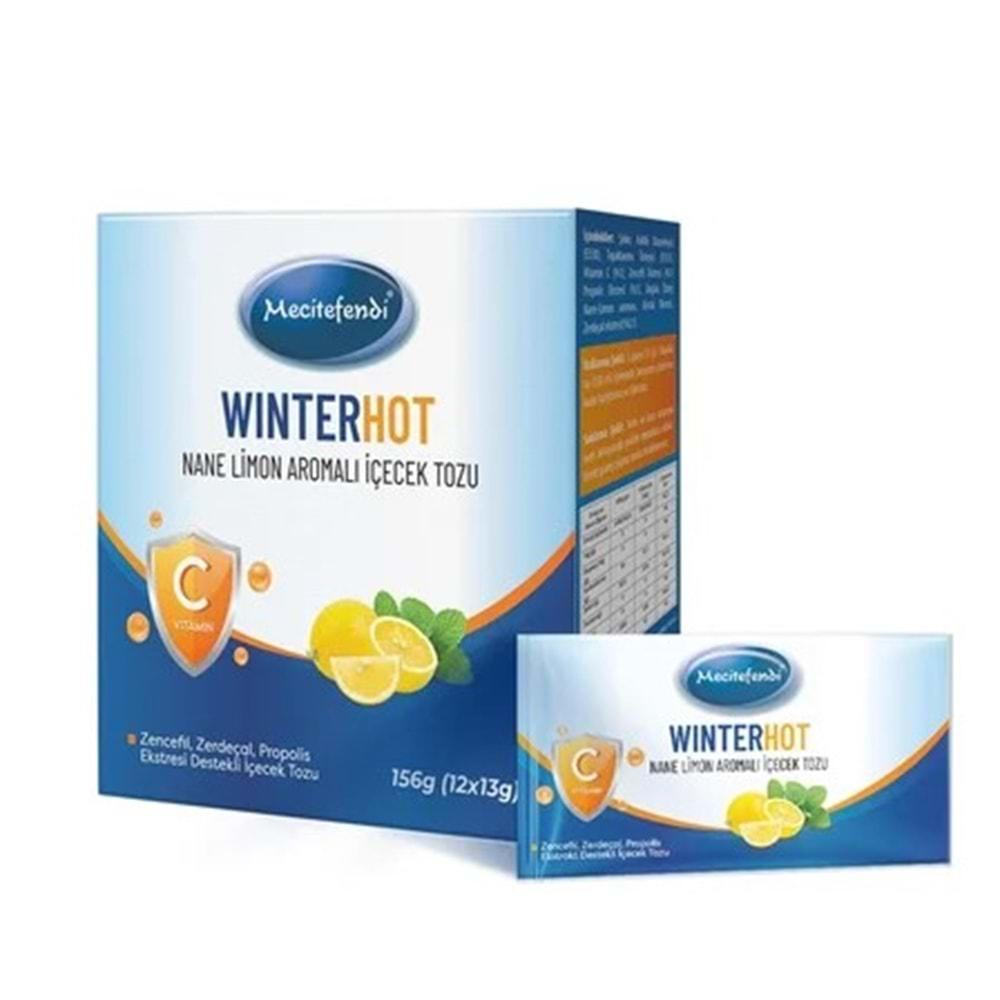 Mecitefendi Winter Hot Nane Limon Aromalı İçecek Tozu 156 Gr
