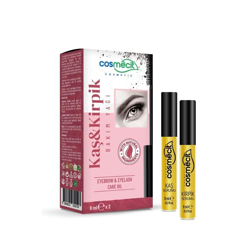 Cosmecit Kaş ve Kirpik Bakım Yağı Kutu 2 Adet X 8 ML