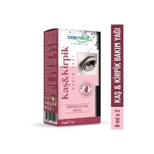 Cosmecit Kaş ve Kirpik Bakım Yağı Kutu 2 Adet X 8 ML