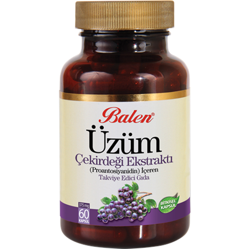 Balen Üzüm Çekirdeği Ekstraktı 375 Mg 60 Kapsül