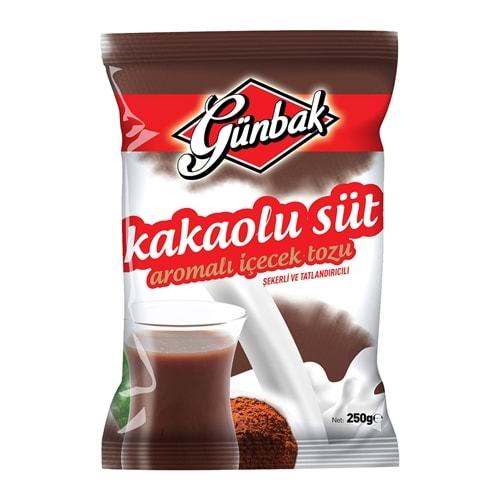 Günbak Kakaolu Süt Aromalı İçecek Tozu 250 Gr