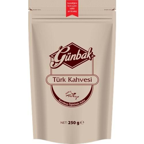 Günbak Türk Kahvesi Doypack Paket 250 Gr