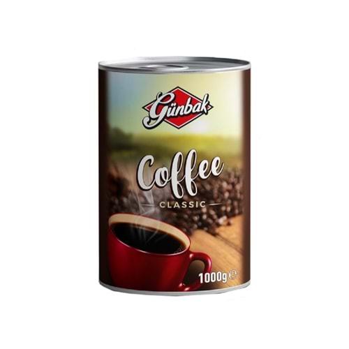 Günbak Klasik Kahve Teneke 1000 Gr