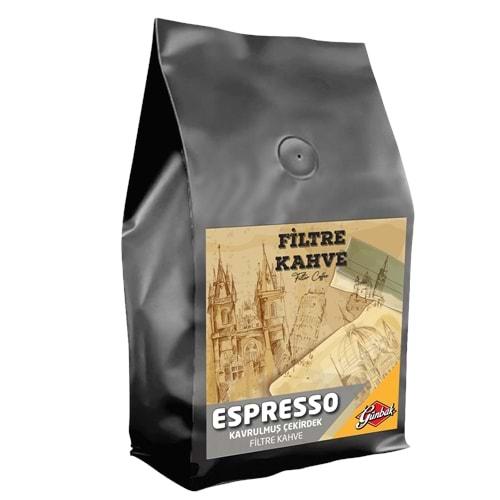 Günbak Espresso Kavrulmuş Çekirdek Filtre Kahve 250 Gr