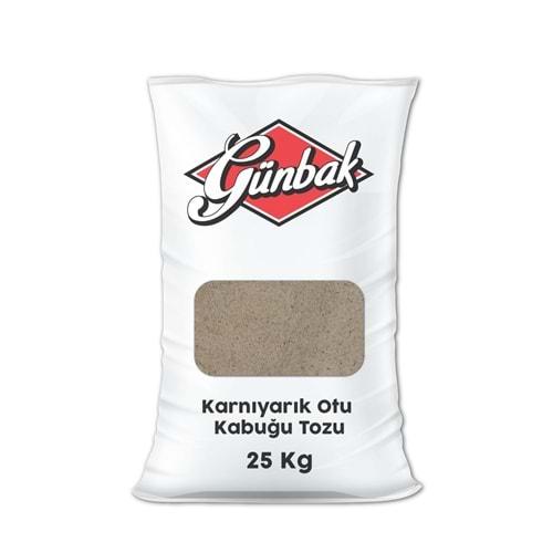 Karnıyarık Otu Kabuğu Tozu Çuval 25 Kg