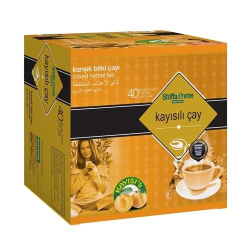 Shiffa Home Slim Kayısılı Çay 40 Adet Sinamekisiz