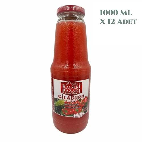 Kayseri Pazarı Gilaburu Nektar Koli 1 Lt X 12 Adet