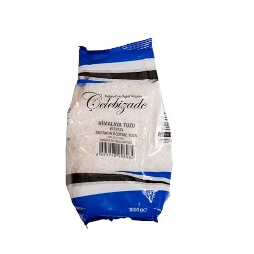 Çelebizade Himalaya Tuzu Beyaz İri Tane Paket 1 Kg